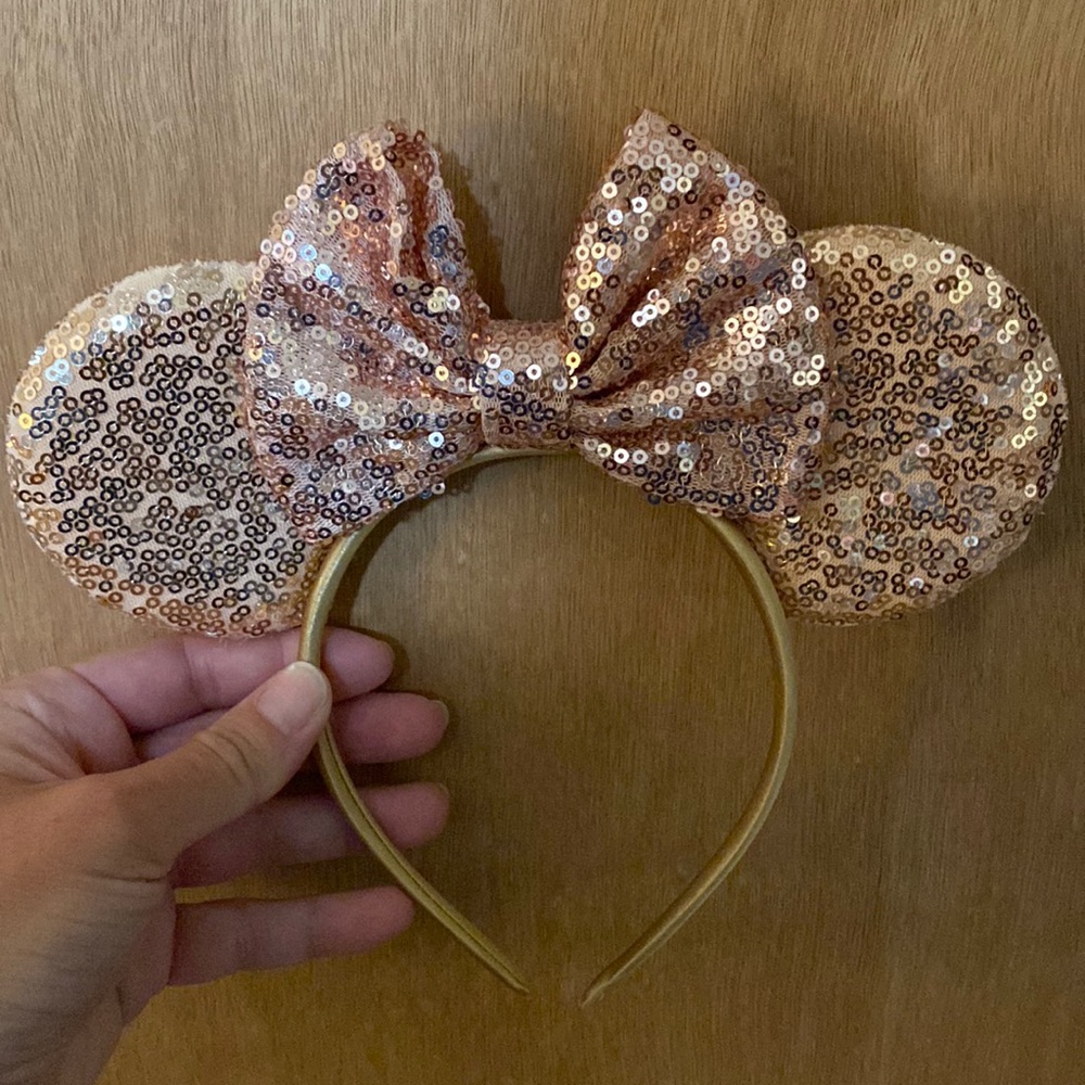 Rose gold Disney ears